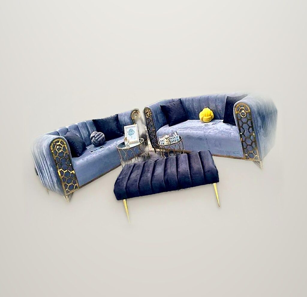 Juego de sala Panal Azul
