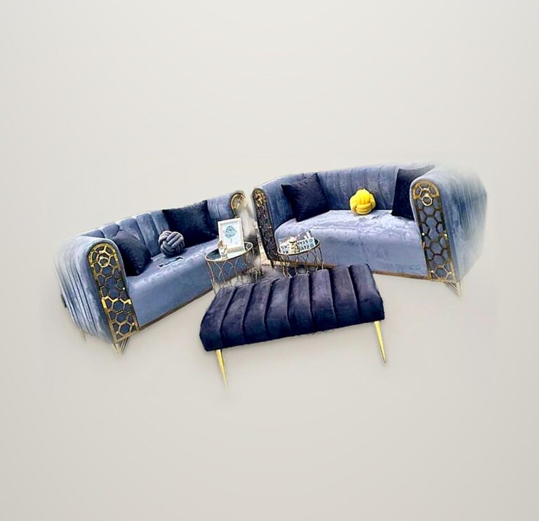 Juego de sala Panal Azul